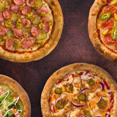 3 Любые большие пиццы 30см в 6 углов по цене 2900 ₽