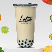 Зеленый молочный чай в Lotus Bubble Tea