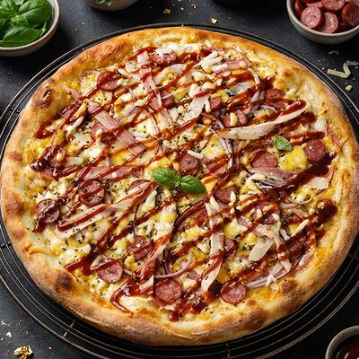 Пицца Барбекю в Sushigopizza по цене 779 ₽