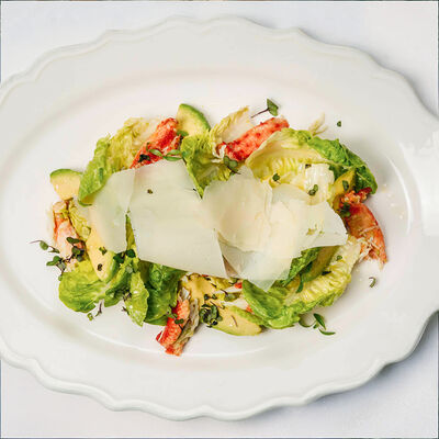 Романо, краб с пармезаном и апельсиновый соус в Muse по цене 2600 ₽