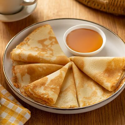 Блинчики домашние в Пока горячее по цене 260 ₽