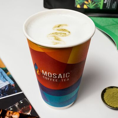 Матча-латте большая в Mosaic Coffee & Tea по цене 249 ₽