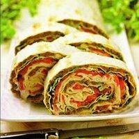 Мясной рулет в лаваше в Маленькая Флоренция