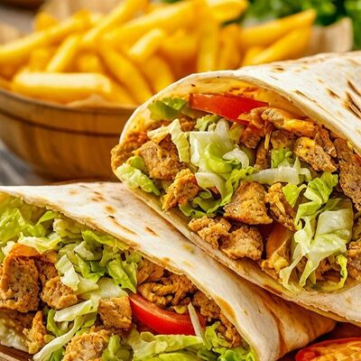 Шаурма Цезарь S в Shawarma в стекляшке по цене 329 ₽