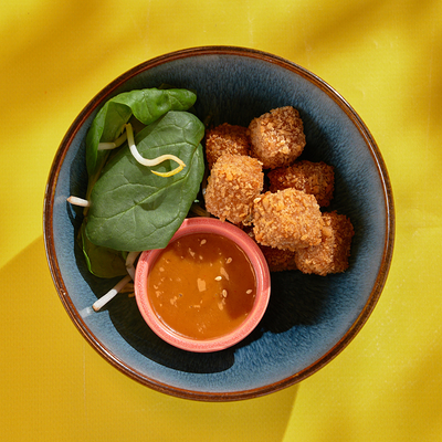 Нежный сыр тофу с соусом манго-терияки в ASIATIQ Ramen-Bar по цене 410 ₽