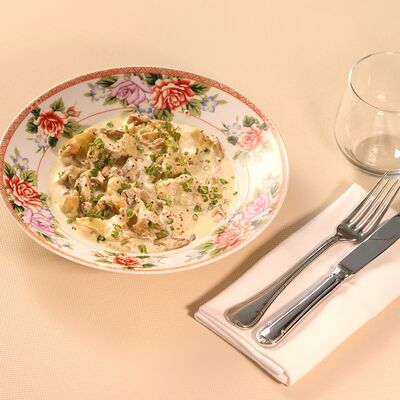 Рапаны в сливочно-горчичном соусе в Моне по цене 1140 ₽