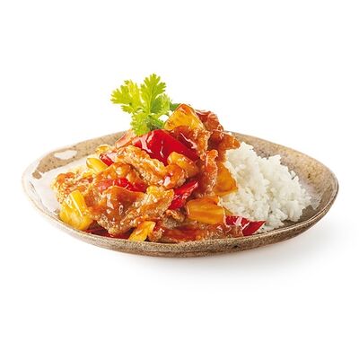 Свинина в кисло-сладком соусе в Menza по цене 635 ₽