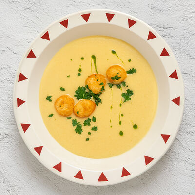 Сырный суп в ЮжанеГорожане по цене 558 ₽