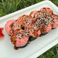 Запеченный ролл c курицей в Рисоварня