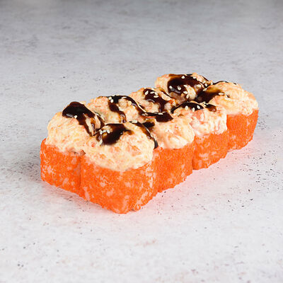 Запеченный с креветкой и окунем в Томята Тосуши по цене 624 ₽