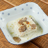 Лазанья со страчателлой и черным трюфелем в Faces