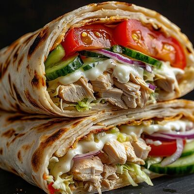 Шаурма с сыром в Пиццерия Халяль-Шаурма по цене 400 ₽