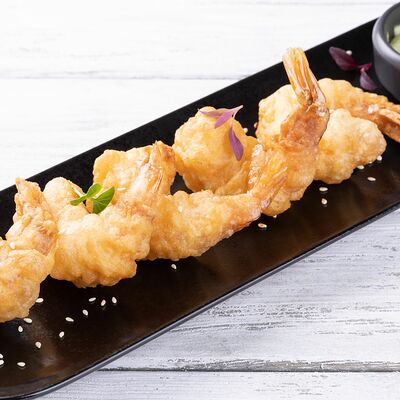 Креветки в кляре в На речке по цене 660 ₽