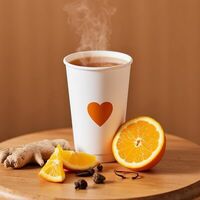 Чай имбирный с апельсином в ПоЛюбви