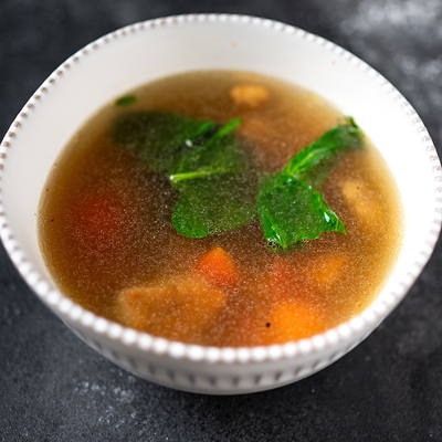 Суп с курицей, томатами и белыми грибами в Culture по цене 480 ₽