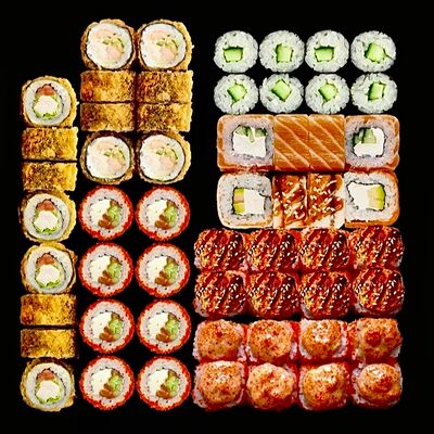 Сет Нептун 56 шт. в Hot Pizza по цене 3600 ₽