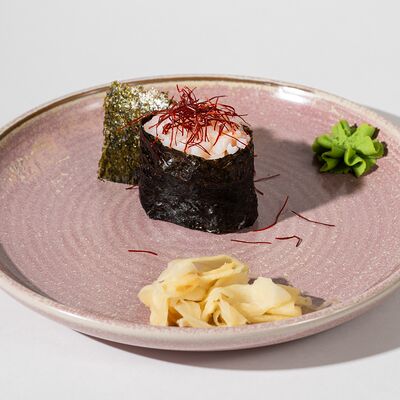 Спайси гункан с креветкой в Spicy no spicy по цене 220 ₽