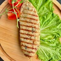 Второе блюдо: люля-кебаб куриный в Вкус кафе