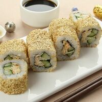 Чиккен-поп макси ролл в Kushi-Sushi