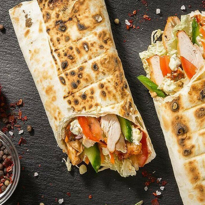 Шаурма со свининой мини в Burrito по цене 310 ₽