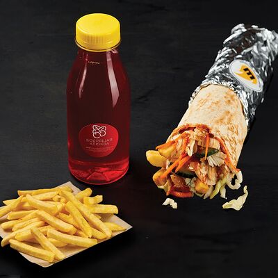 Шаурма и фри и напиток в Шоу'рма по цене 620 ₽