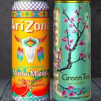 Холодный зелёный чай AriZona в Don Baron