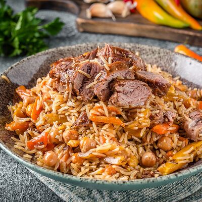 Плов с говядиной в PLOVBOX по цене 420