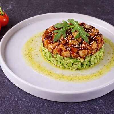 Тартар с угрем в Пицца & Суши baba Napoli по цене 1269 ₽