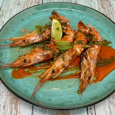 Лангустины с соусом чимичурри в Сова по цене 715 ₽