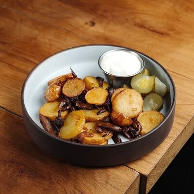 Картофель жареный с грибами в Гент по цене 330 ₽