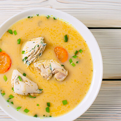 Сырный суп с курицей в Жаримварим по цене 288 ₽