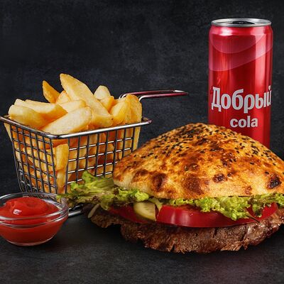 Комбо Донер в Alibaba Doner по цене 530 ₽