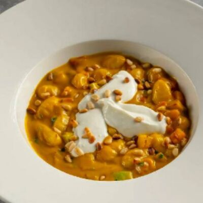 Ньокки с овощамив Мидийное место по цене 650 ₽