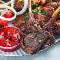 Антрекот из баранины в Кафе Мещера
