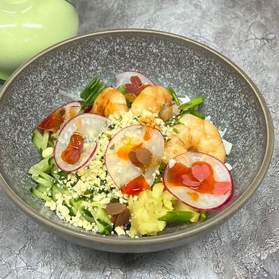 Окрошка с креветками в Duran Bar & Grill по цене 449