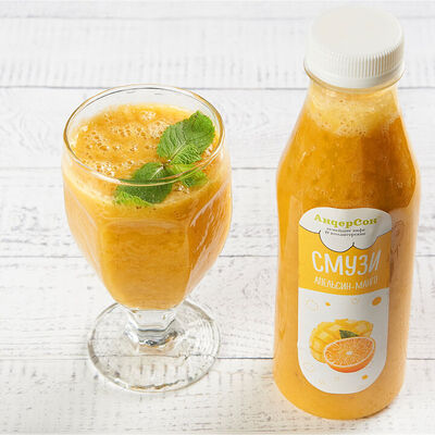 Смузи апельсин/манго/банан 500 мл в АндерСон по цене 680 ₽