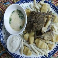 Сушеное мясо с галушками в Хантама