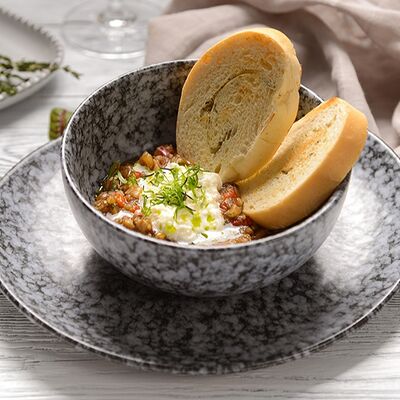 Копченая икра из баклажанов со страчателлой в Станция сады по цене 539 ₽