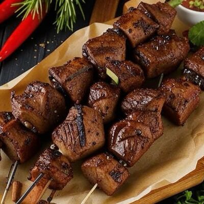 Шашлык из говядины в Мангал Бар по цене 1199 ₽