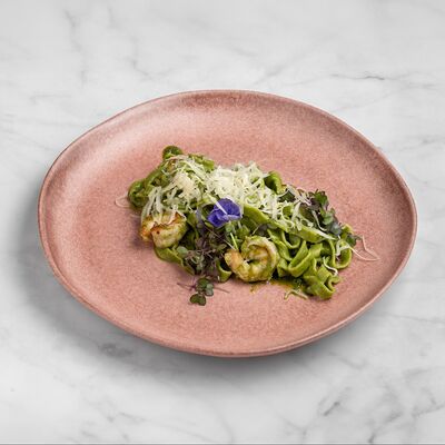 Паста верде с креветкамив Семейное бистро Монти по цене 890 ₽