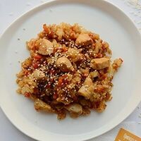 Тяхан с курицей и овощами в Sushilka