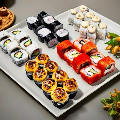 Сет Ассортив Про 100 суши по цене 2899 ₽
