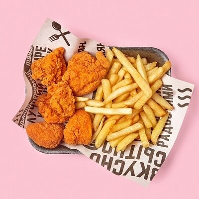 Комбо Картофель фри с куриными кусочками в кляре в Румян картофан по цене 341 ₽