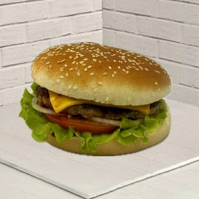 Бургер без фри с курицей в Шашлычный мир по цене 270 ₽