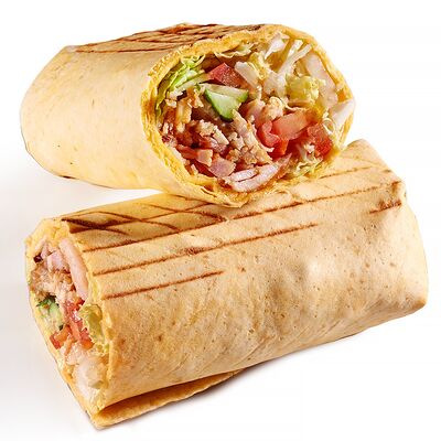 Шаурма куриная в сырном лаваше в Red boat Shawarma по цене 519 ₽