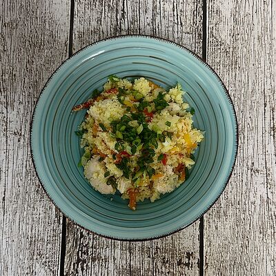 Филе куриное с овощами и кускусом в Луна Рыба по цене 285 ₽