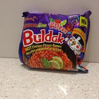 Лапша Samyang Острая курица Хабанеро и Лаймв Kongfu