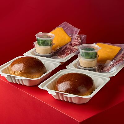 Burger set в Hitch по цене 2100 ₽