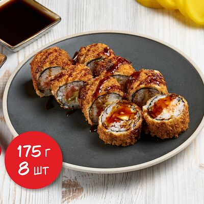 Темпура-ролл Филадельфия в Я люблю суши по цене 729 ₽