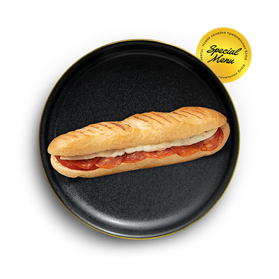 Гриль-багет с цыпленком и чоризо в Prime по цене 319 ₽